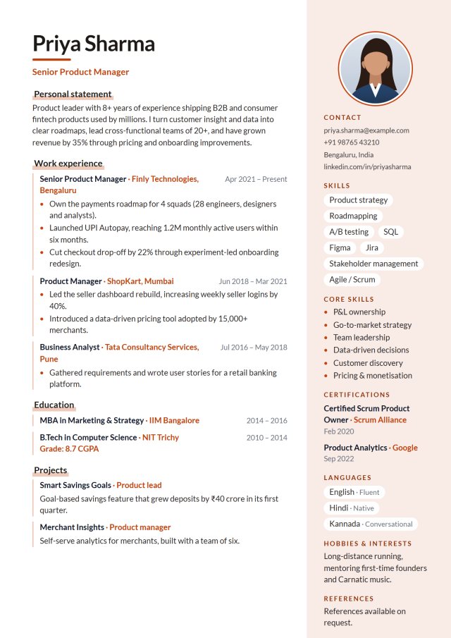 Creative Professional resume template